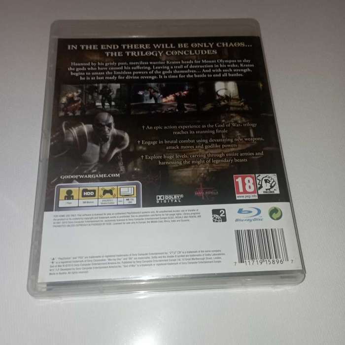God of War III [PS3]  **No Booklet**